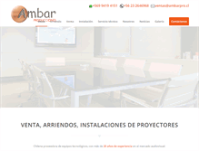 Tablet Screenshot of ambarpro.cl